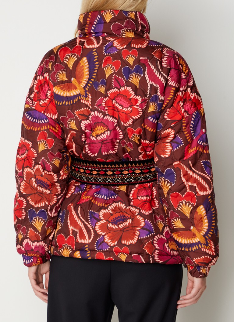 Farm Rio  Reversible puffer jack met strikceintuur