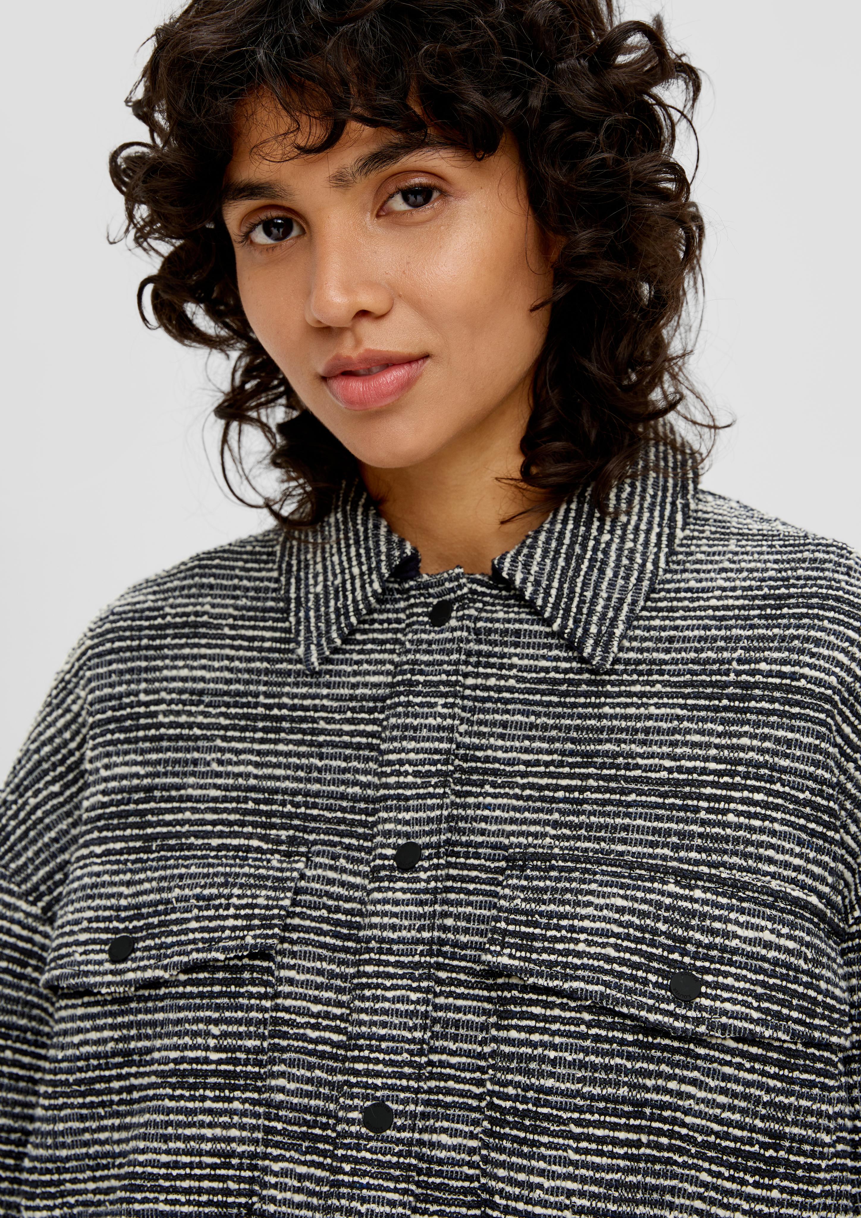 Oversize-Hemd aus Bouclé  2136138-5959