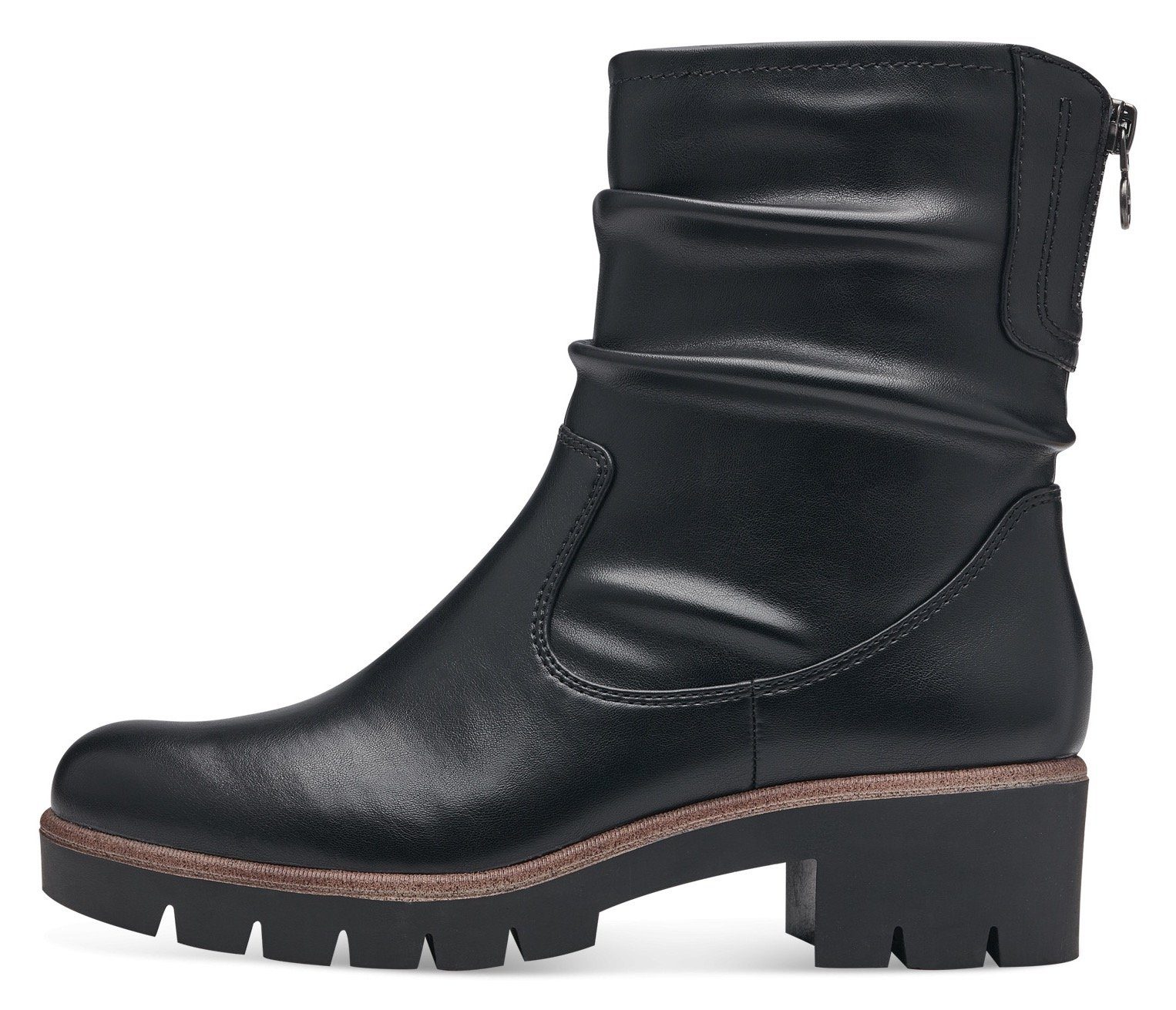 Tamaris Stiefelette mit Falten im slouchy Look