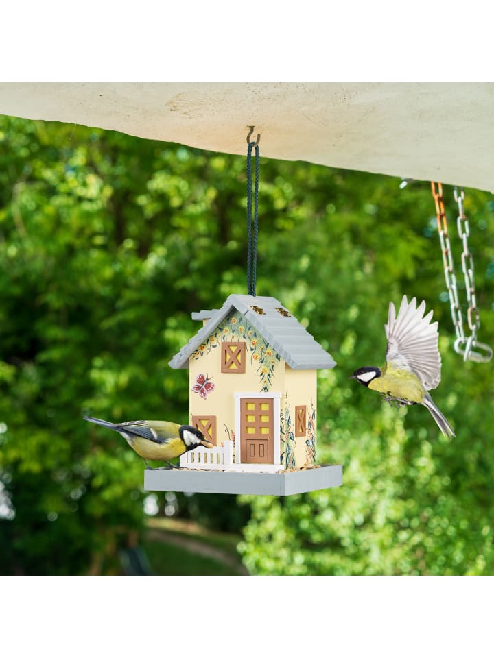 relaxdays Vogelfutterhaus in Bunt günstig kaufen onesize