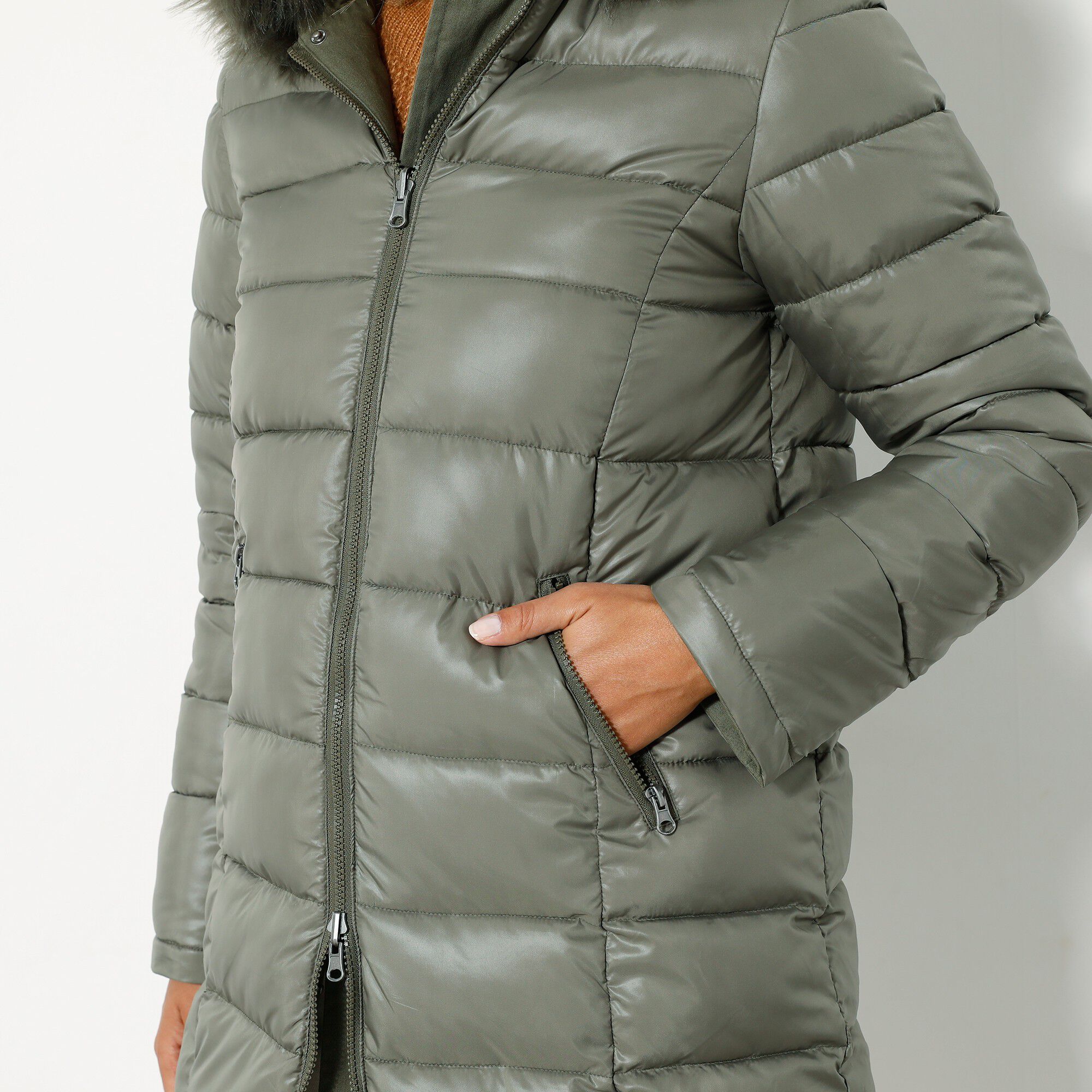 Parka réversible doudoune matelassée déperlante