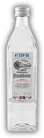 Etter Framboise 0,1 Liter Etter Framboise 0,1 Liter Etter Framboise, eine Beeren-Spezialität aus Schweizer Waldhimbeeren. 0,1	 Liter - Vol 41%