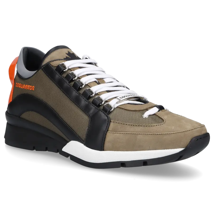 Dsquared2 - Sneaker low LEGENDARY Nubukleder Nylon - grün