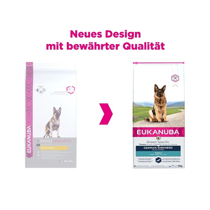 EUKANUBA Hundetrockenfutter EUKANUBA Breed Specific Deutscher Schäferhund 12 kg