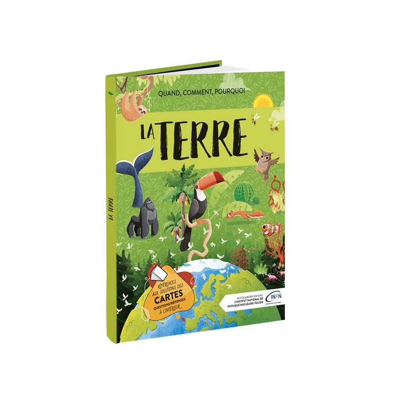 Le coffret du méga atlas de la terre avec puzzle 500 pièces Sassi