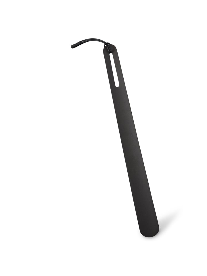 D&D Living Design Schuhlöffel 45 cm extra stabil - Schuhanzieher Edelstahl in Schwarz in Schwarz günstig kaufen onesize