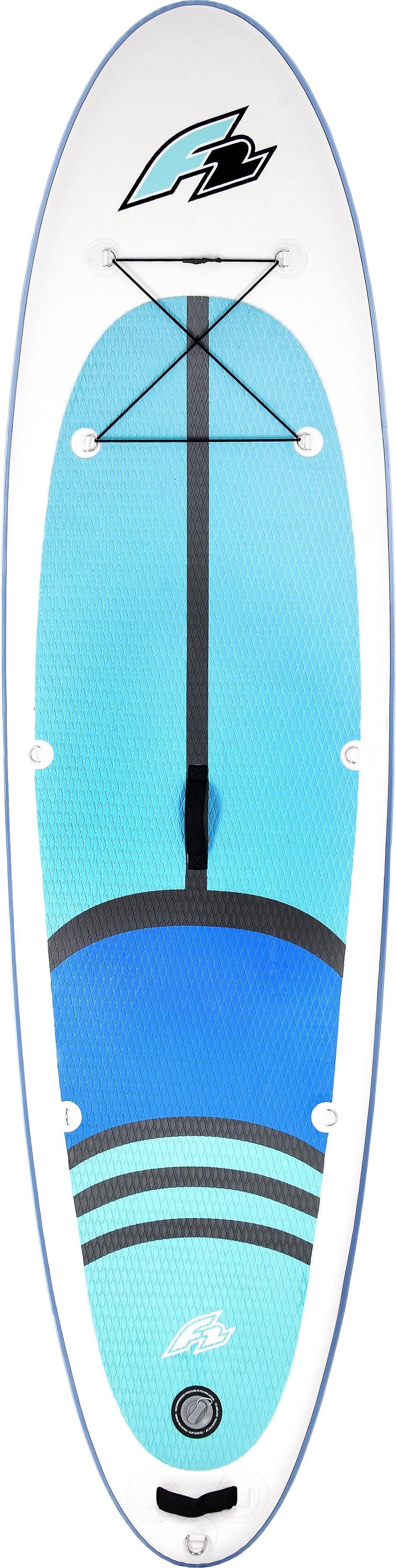 F2 Inflatable SUP-Board F2 Cross, (Set, 5 tlg., mit Paddel, Pumpe und Transportrucksack), Stand Up Paddling