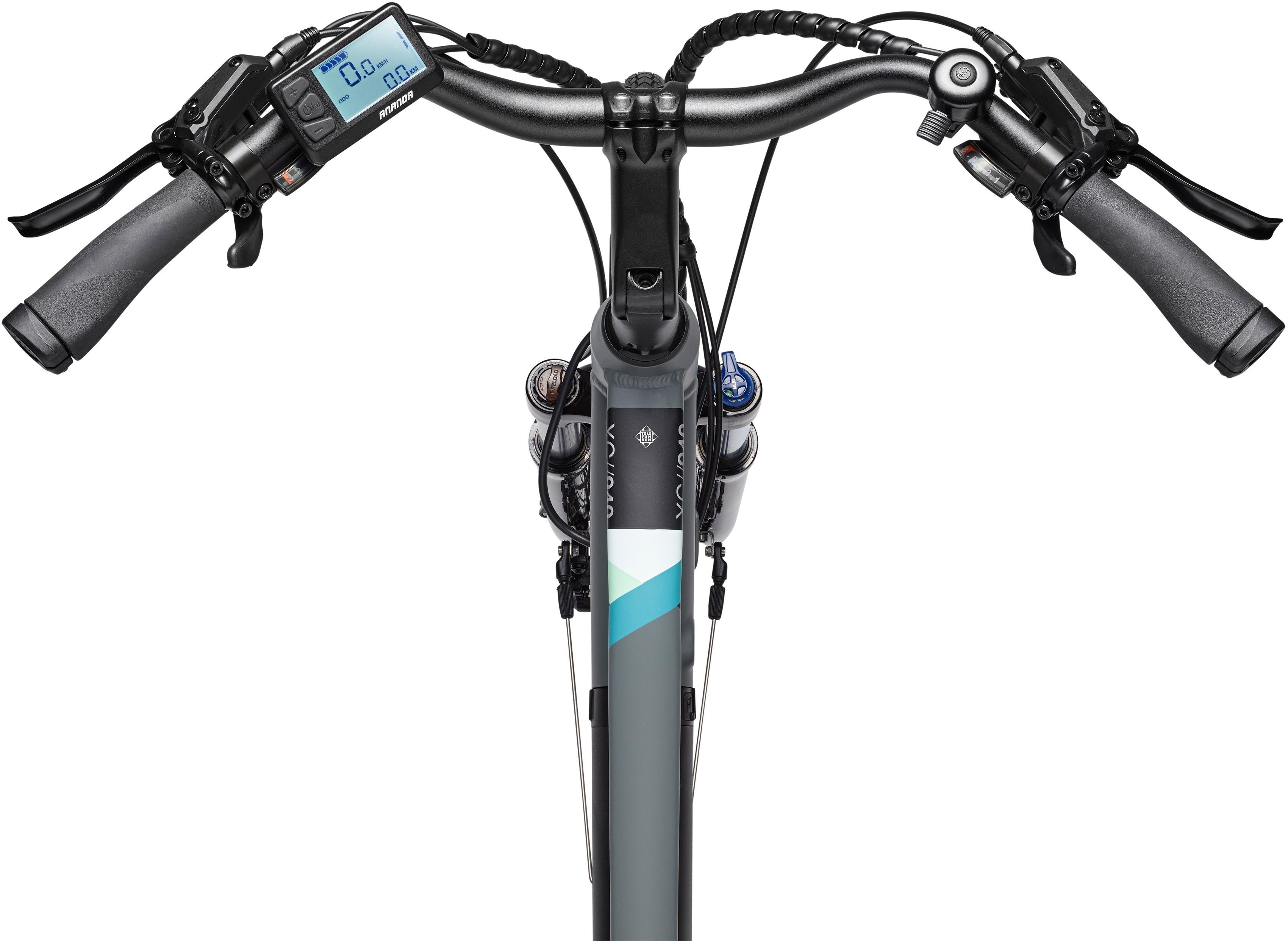 Telefunken E-Bike Expedition XC940, 24 Gang Shimano Acera Schaltwerk, Kettenschaltung, Heckmotor, 417,6 Wh Akku