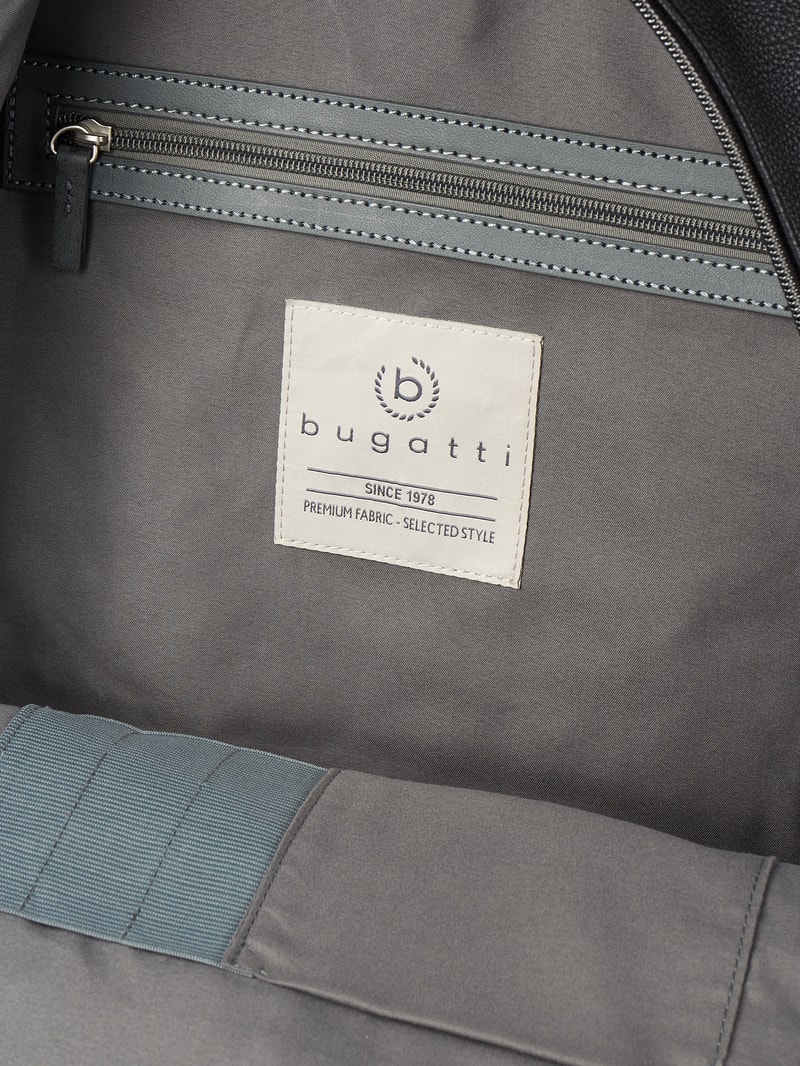 Rucksack in Leder-Optik in schwarz