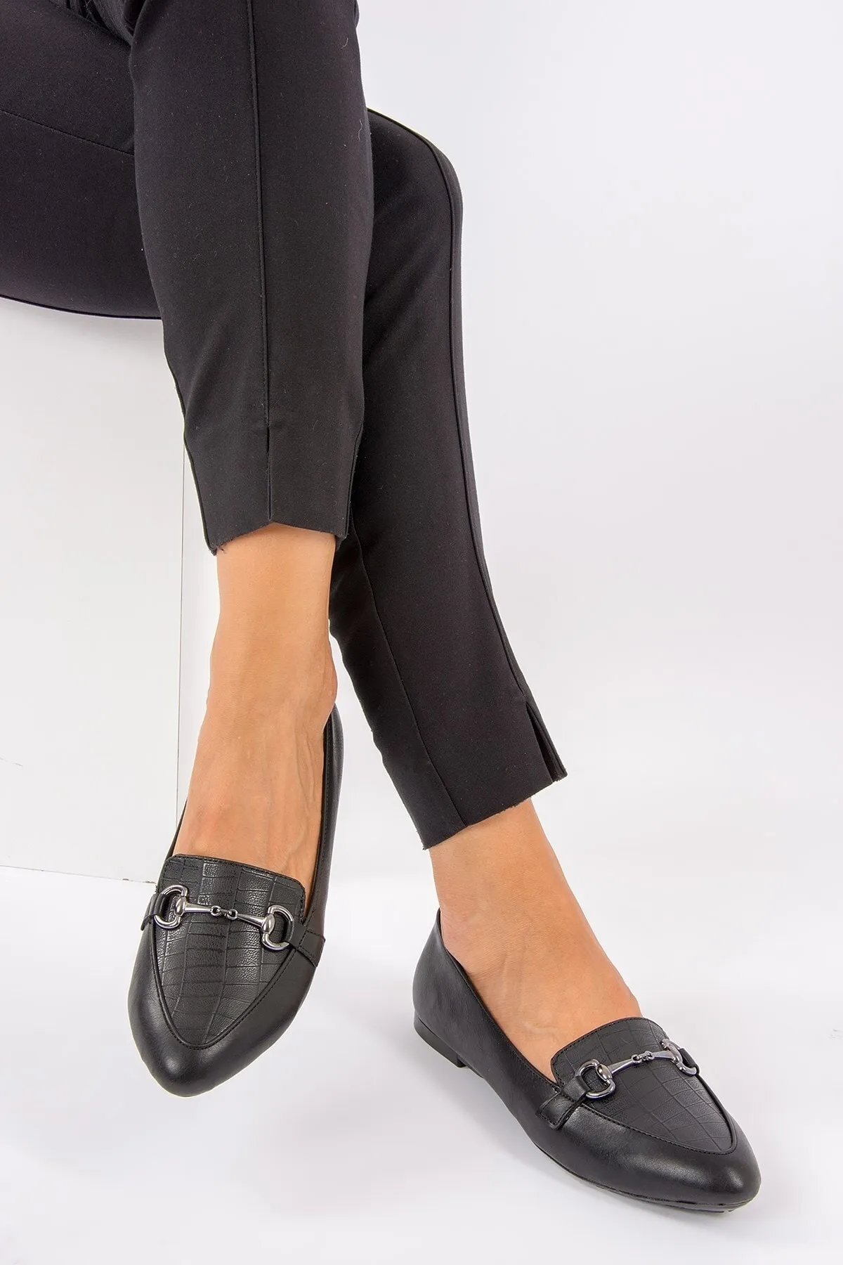 Fox Shoes  Schwarze Damen Ballerina Ballerina G290010011