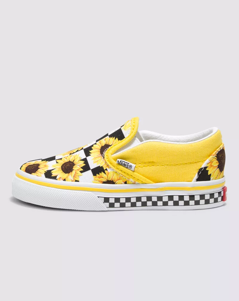 Customs Toddler Sunflowers Slip-On