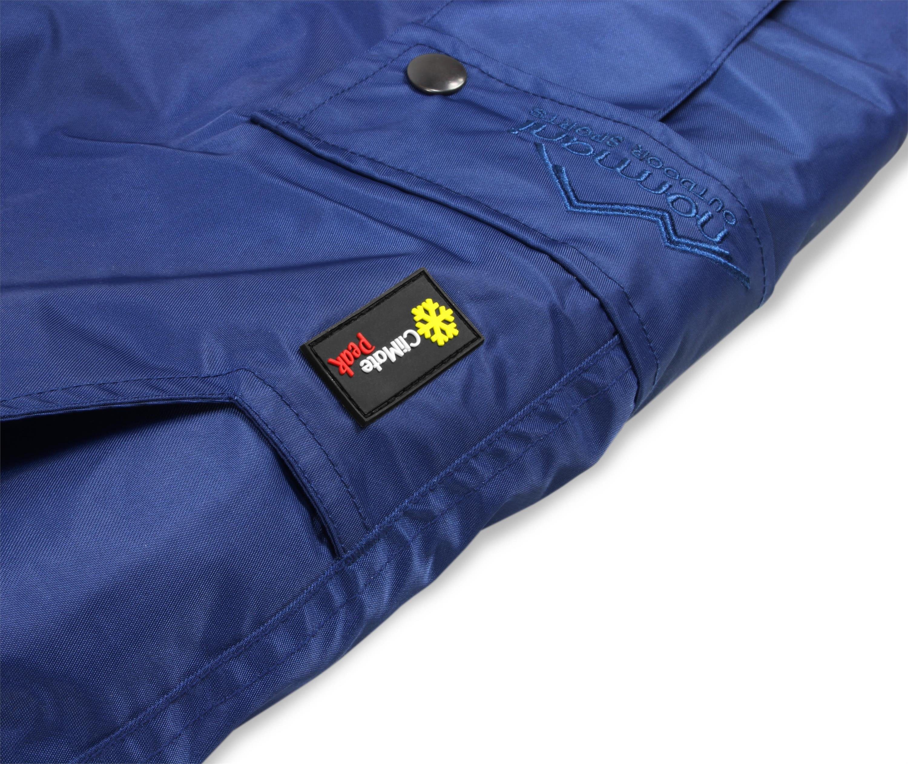 normani Thermohose Damen Thermohose Peak Winterhose Latzhose gefütterte Outdoorhose - Wasserdicht und Winddicht Skihose mit Hosenträgern