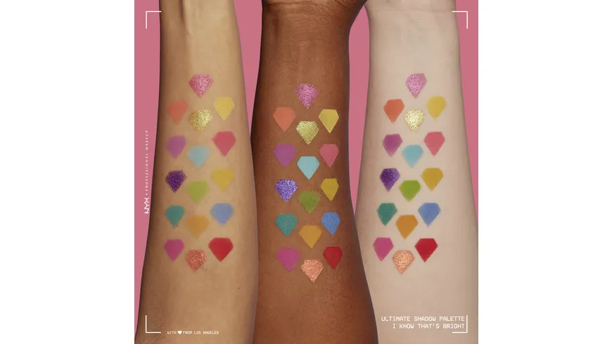 NYX PROFESSIONAL MAKEUP Lidschattenpalette I Know That’s Bright