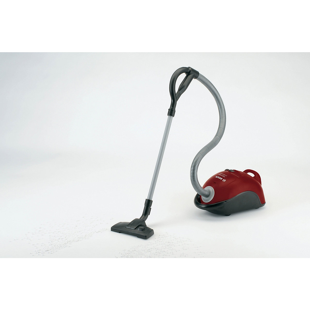 BOSCH Staubsauger, schwarz/rot