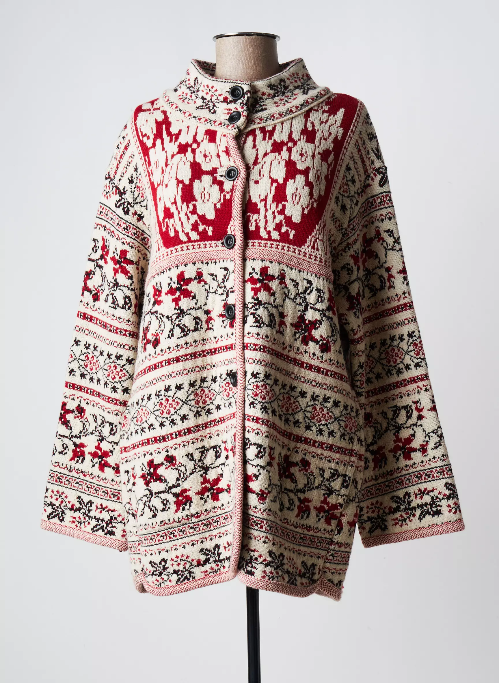 Aldomartins Cardigans Femme couleur rouge