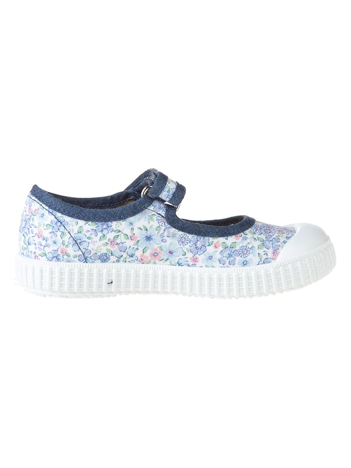 kmins Spangenballerinas in Blau günstig kaufen
