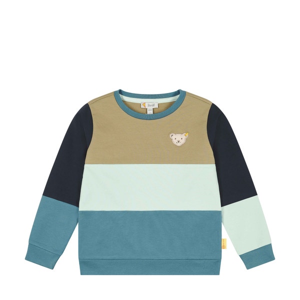 Sweatshirt, mittelblau für Jungs