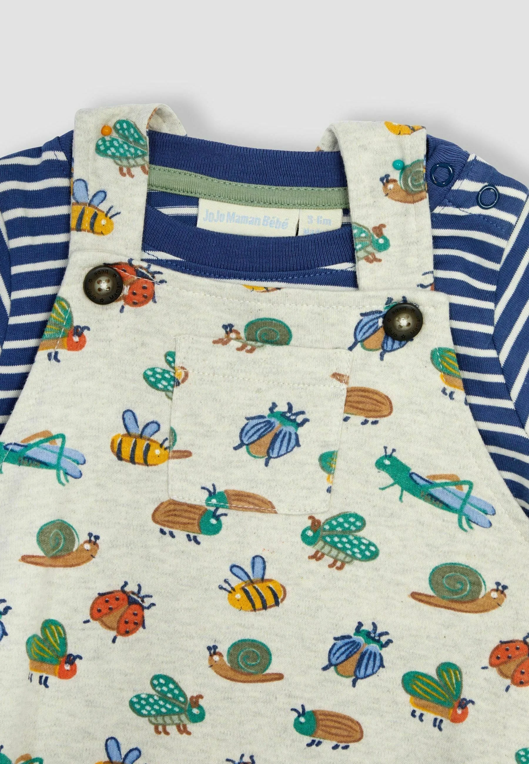 JoJo Maman Bébé CONJUNTO DE 2 PIEZAS - AJUSTE REGULAR - Peto