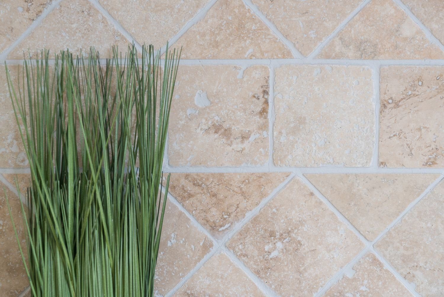 Mosani Bodenfliese Fliese Travertin Naturstein Chiaro beige creme Naturstein