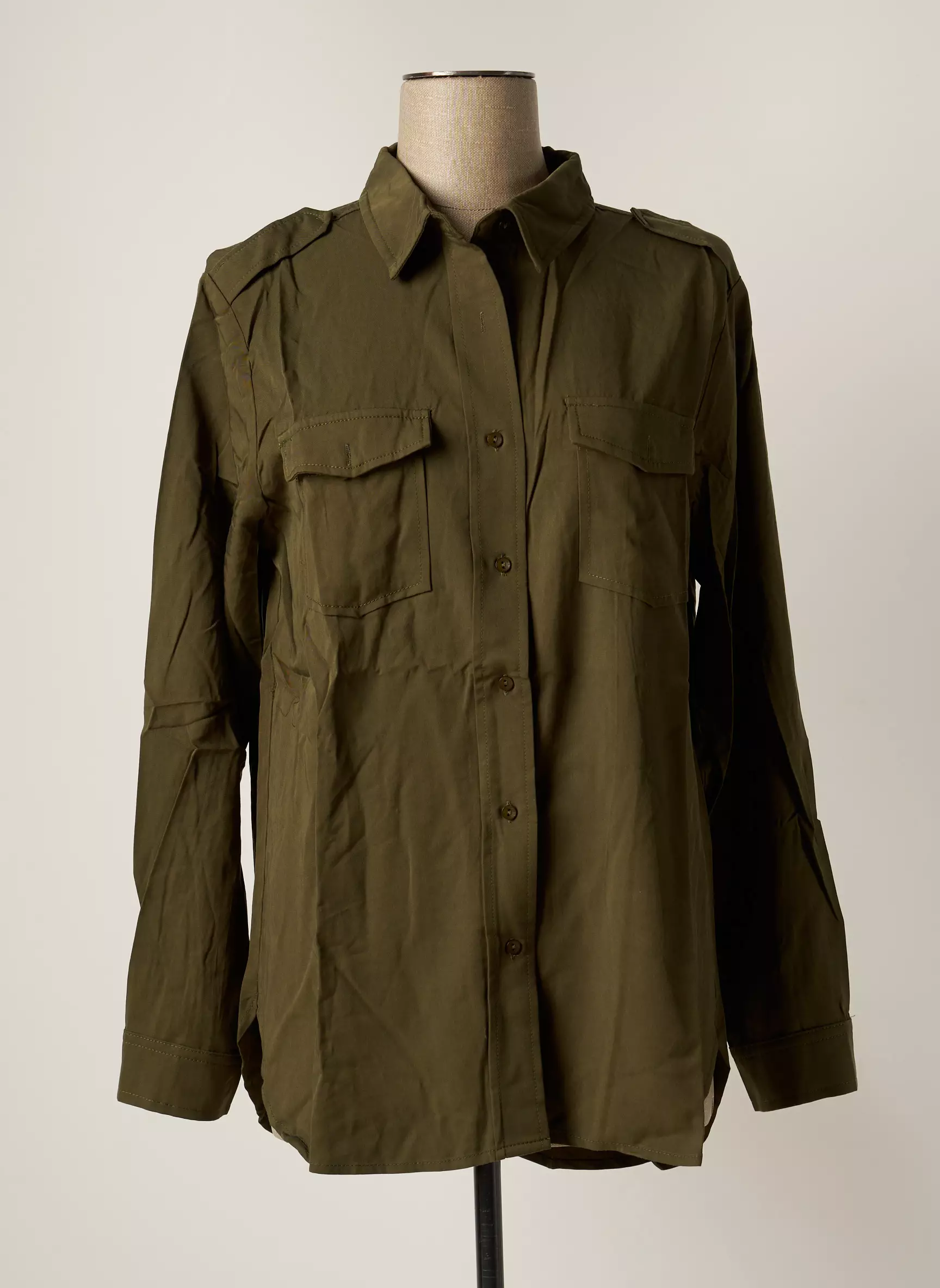 Grace Mila Chemisiers Femme couleur vert