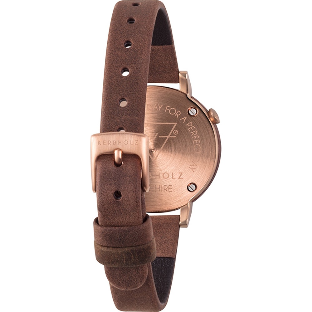 KERBHOLZ Montre pour femme Bois, Acier inoxydable Montre
