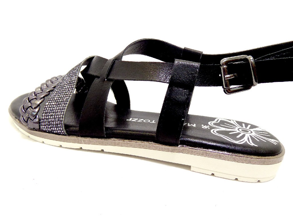 MARCO TOZZI Komfort Sandalen schwarz