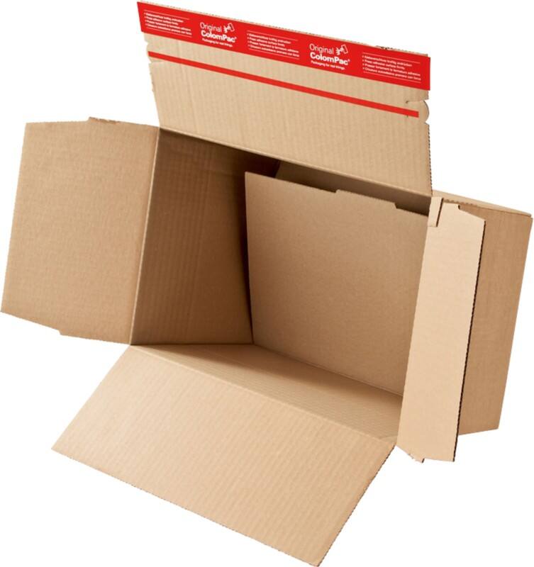 ColomPac Wellpappkarton 163 (B) x 218 (T) x 119 (H) mm Braun 10 Stück