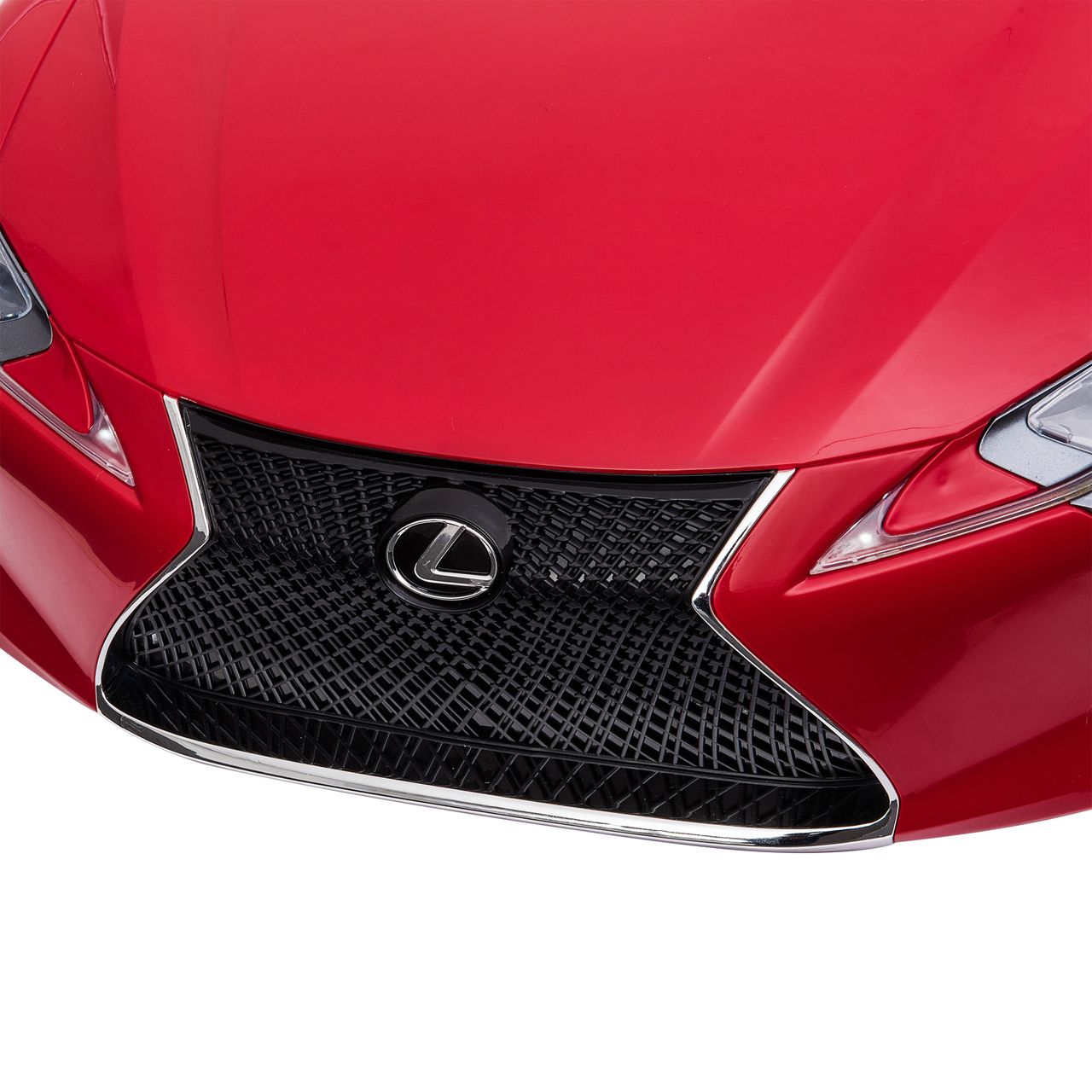 HOMCOM Kinderauto von Lexus Kinderfahrzeug Elektroauto mit MP3 Musik Rot
