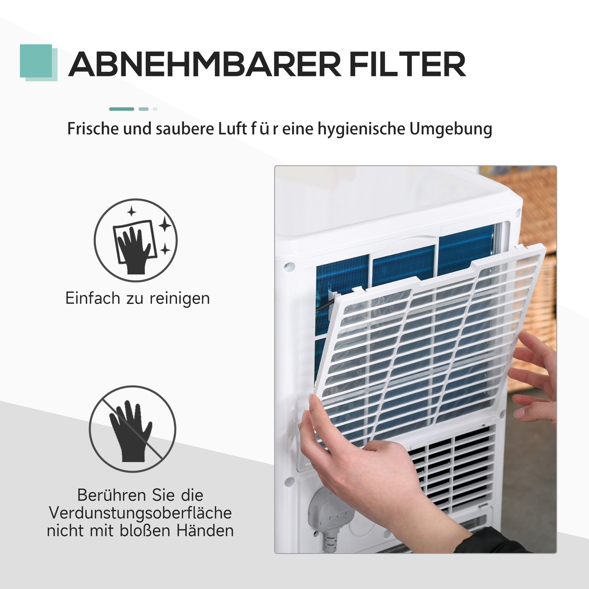 HOMCOM 3-in-1-Klimagerät 823-003V91