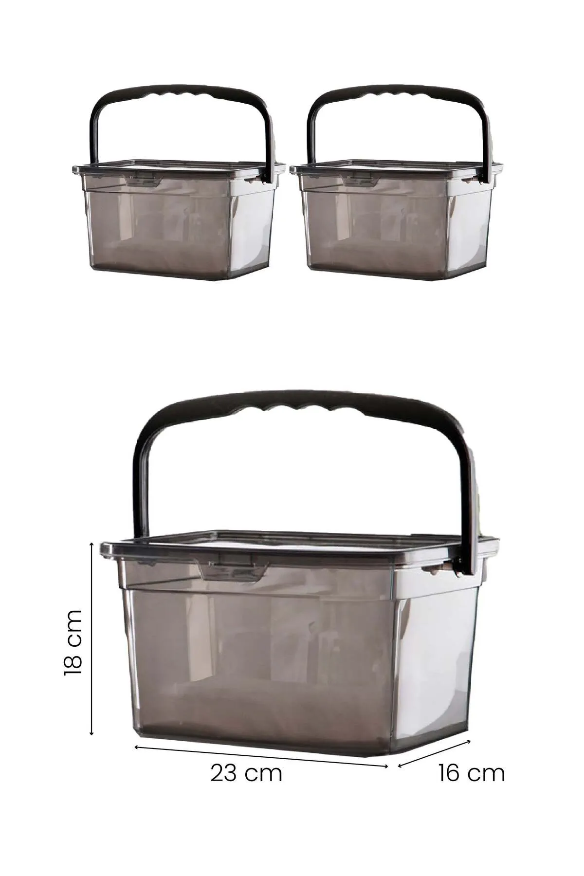 Viwares  VİWARES 4 PACK RECHTECKIGER BEHÄLTER FÜR MEHL UND HÜLSENFRÜCHTE, 4 LT