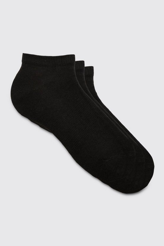 3er-Pack einfache Sneaker-Socken
