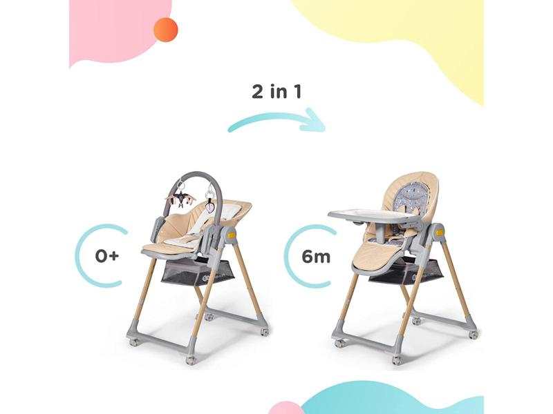 Transat et chaise haute multifonctionnelle 2 en 1 LASTREE