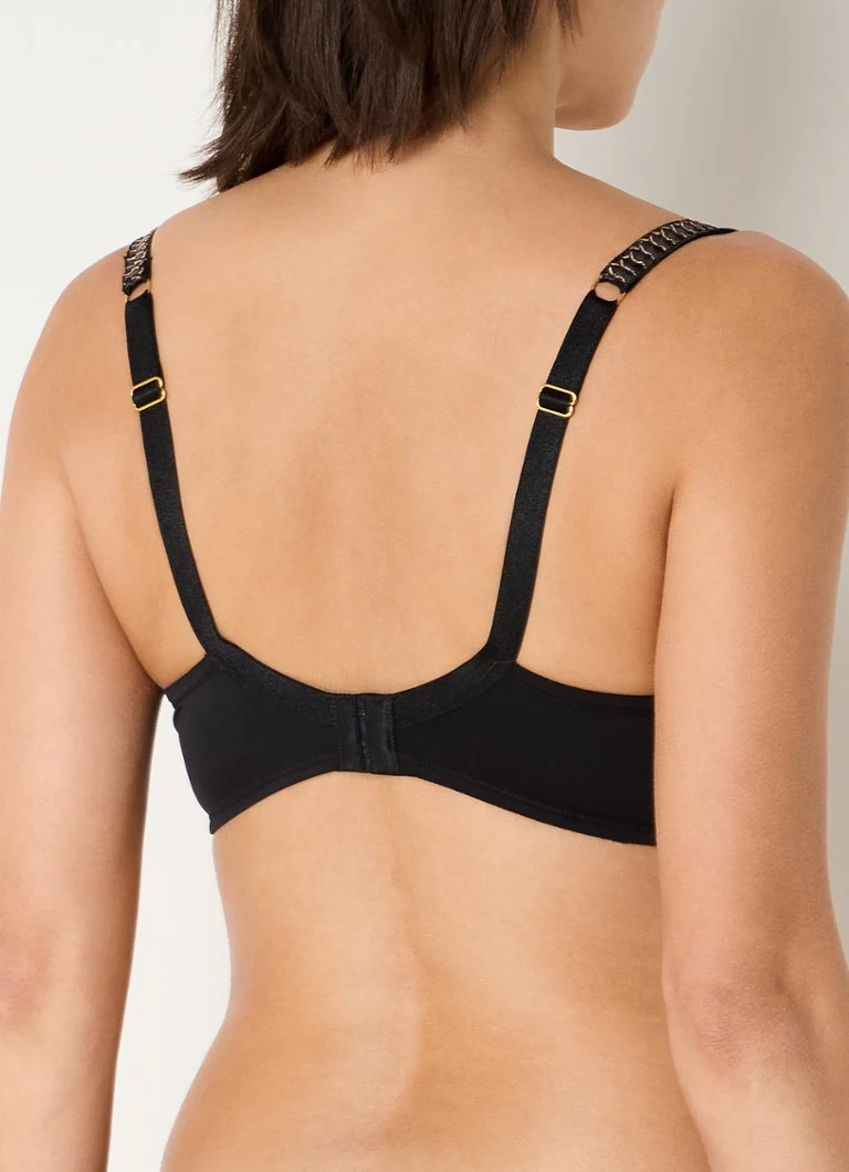 Sutien push-up Aubade Voodoo Kiss cu cupe căptușite și broderie.