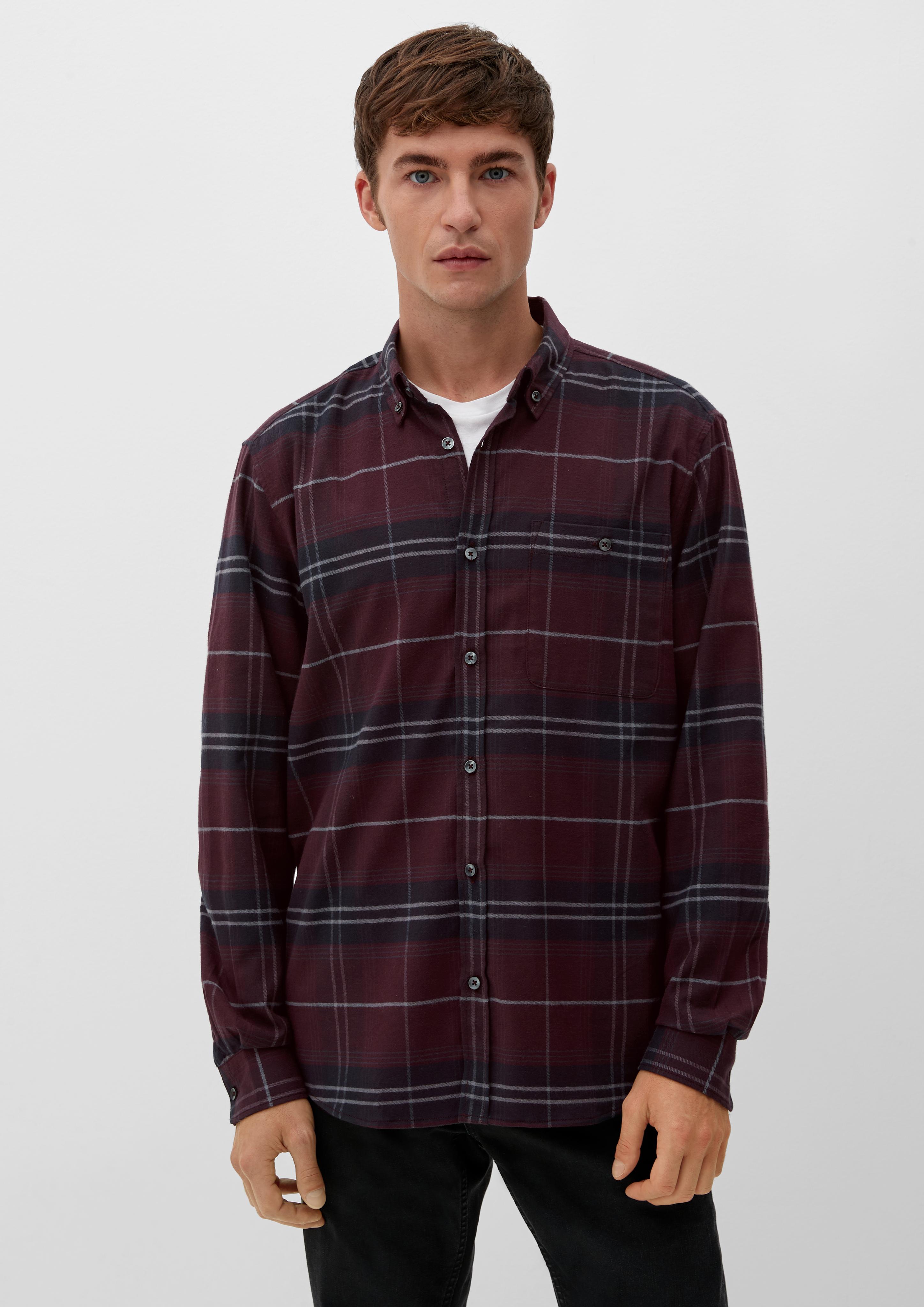 Regular: Twill-Hemd mit Karomuster  2125764-49N1