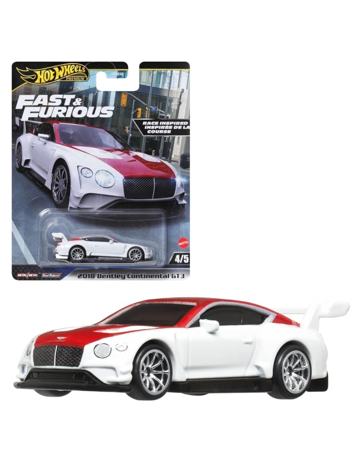 Hot Wheels 2018 Bentley Continental GT3 HVR63 | Hot Wheels Fahrzeug Fast & Furious günstig kaufen onesize