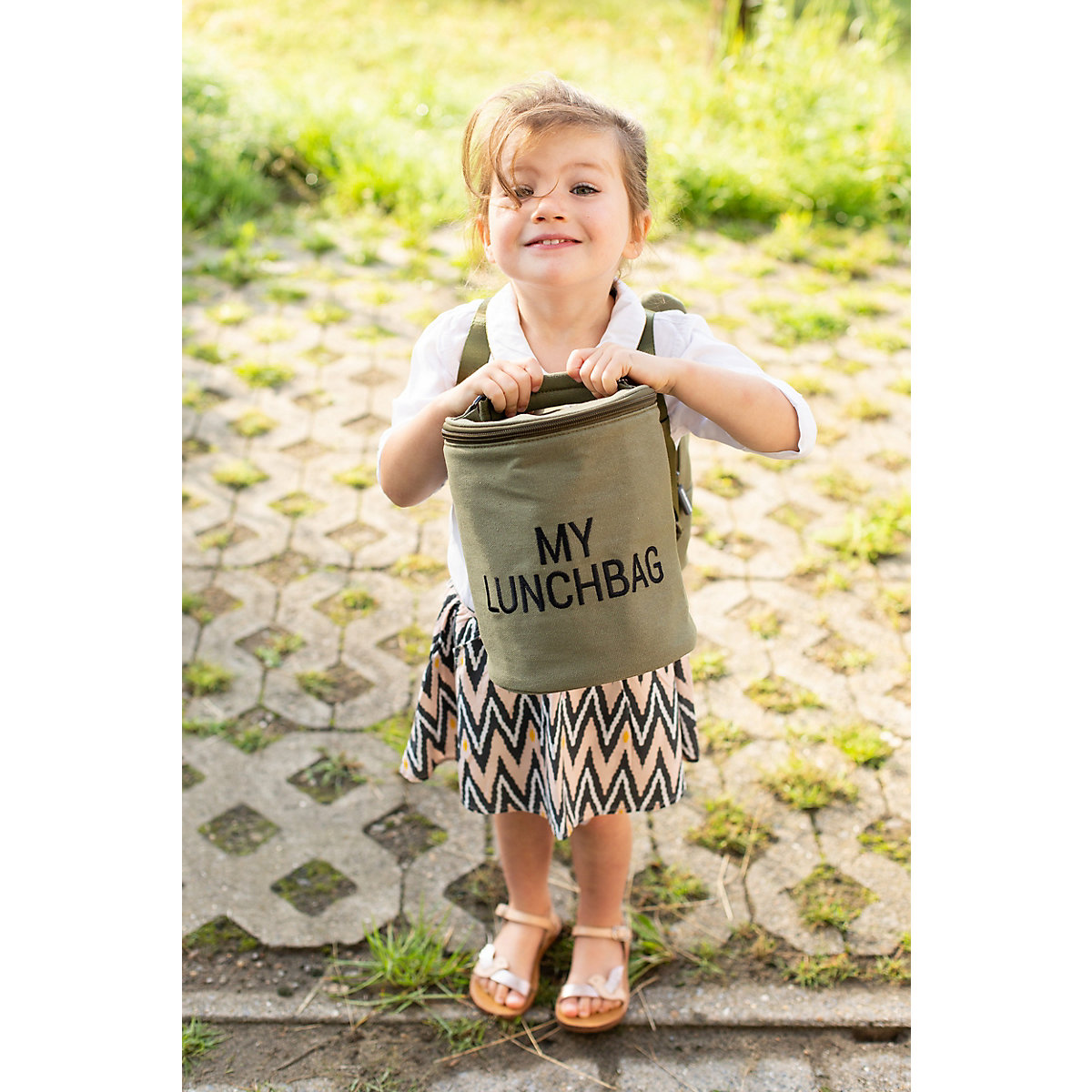 Thermotasche KIDS MY LUNCHBAG, isothermisch, canvas, khaki