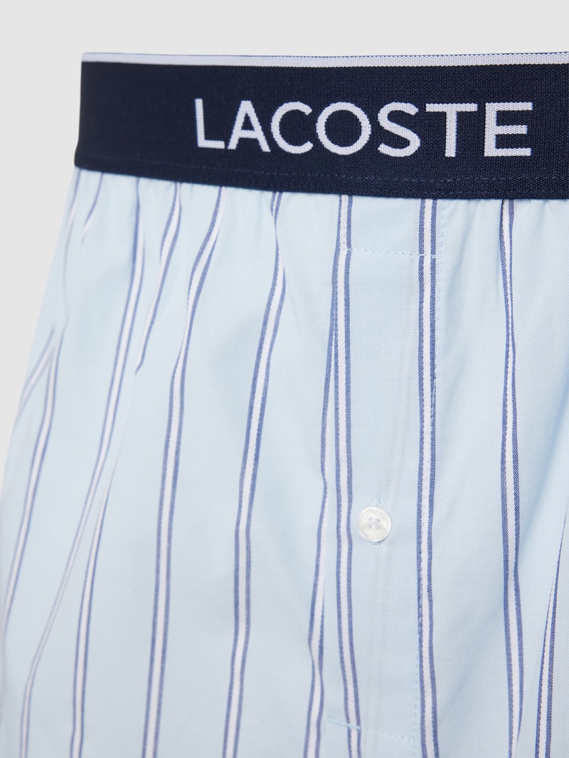 Boxershorts mit Streifenmuster in marineblau
