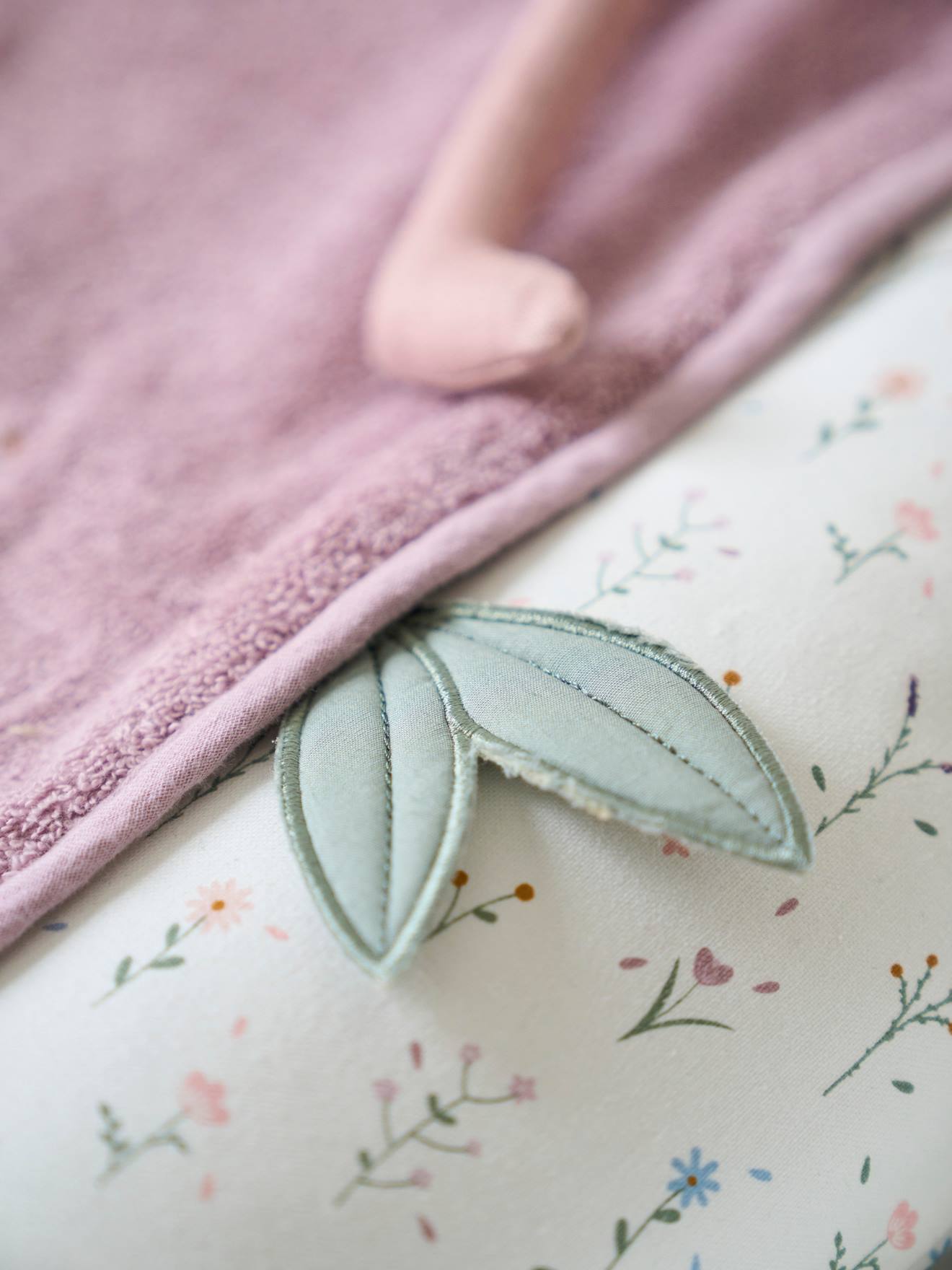 Matelas à langer Douce Provence parme / écru