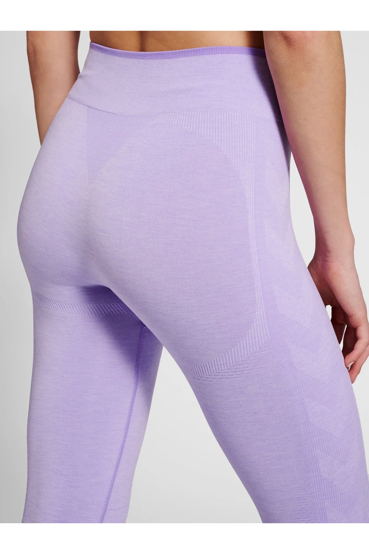 hummel  Sport-Leggings - Lila - Mittlerer Bund