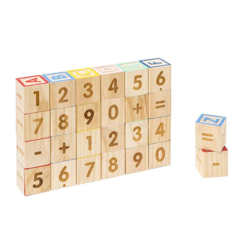 Cubes alphabet en bois Oxybul