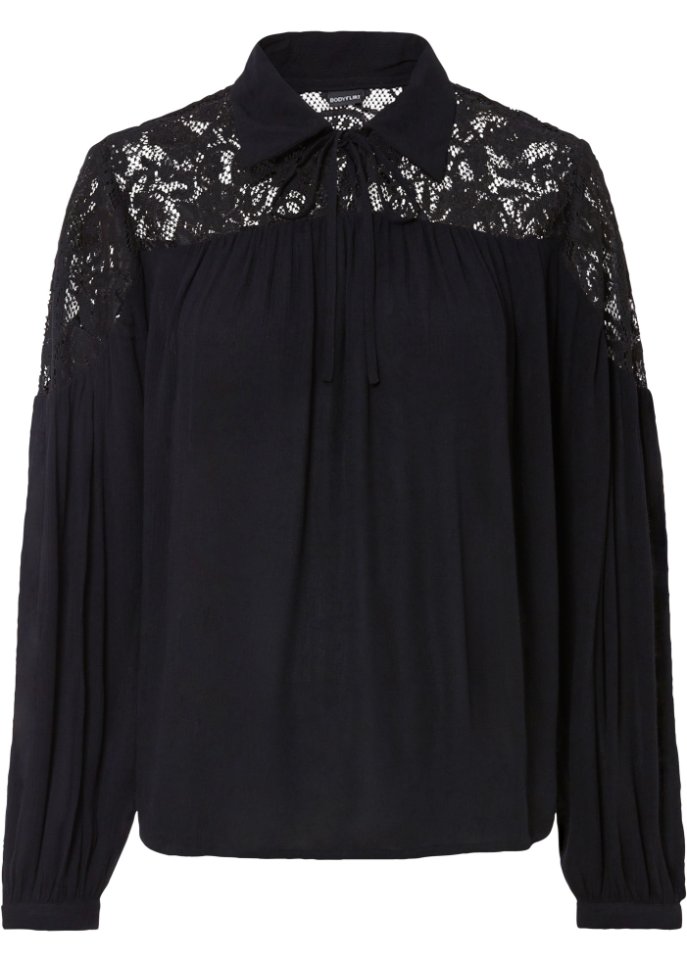 Bluse mit Spitze