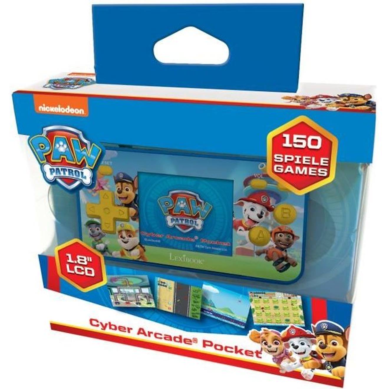 Console portable Cyber Arcade® Pocket Pat’ Patrouille – écran 1.8'' 150 jeux dont 10 Pat’ Patrouille bleu