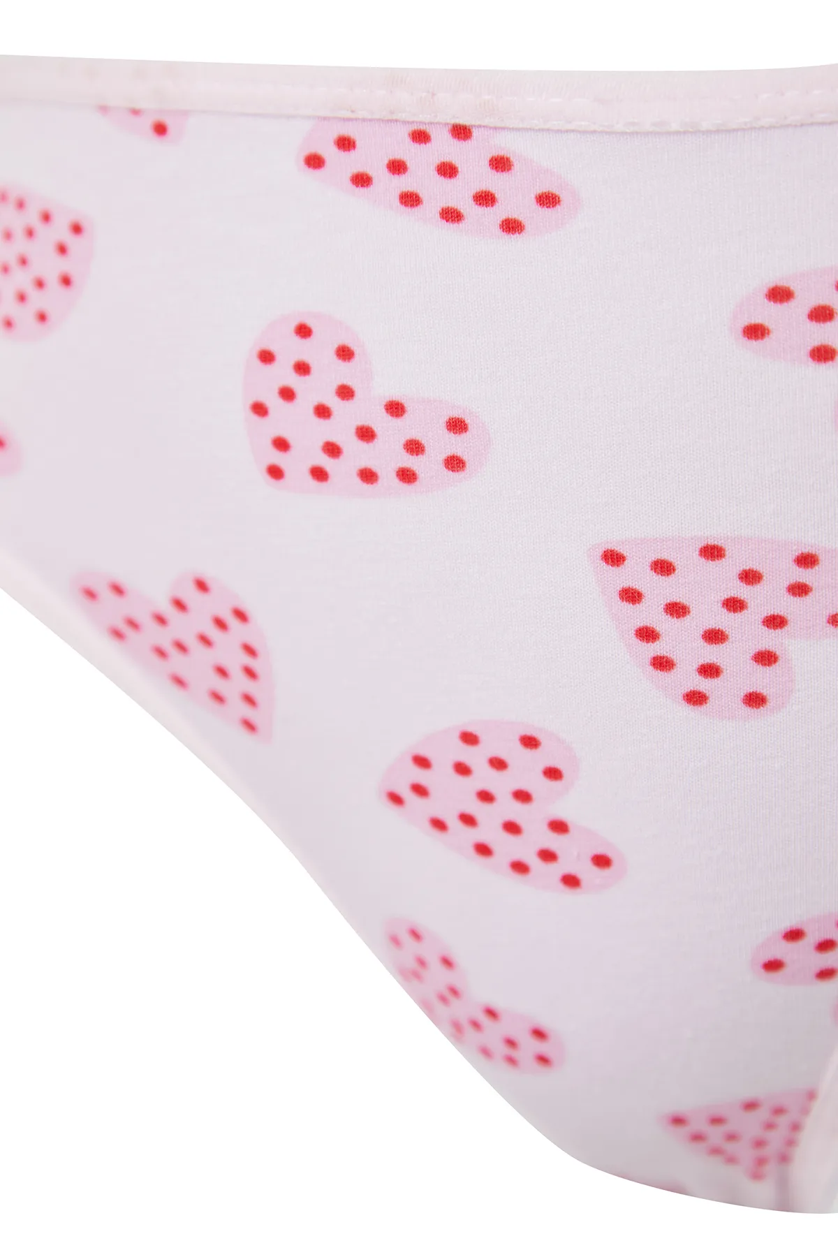 Trendyol Collection  Rosa-mehrfarbige brasilianische Strick-Slips aus Baumwolle im 5er-Pack THMSS24KU00029