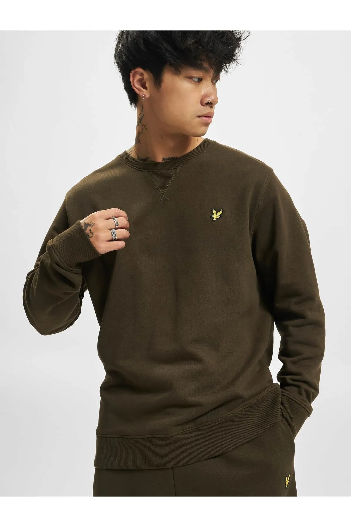 Lyle & Scott  Sweatshirt - Dunkelblau - Regular Fit