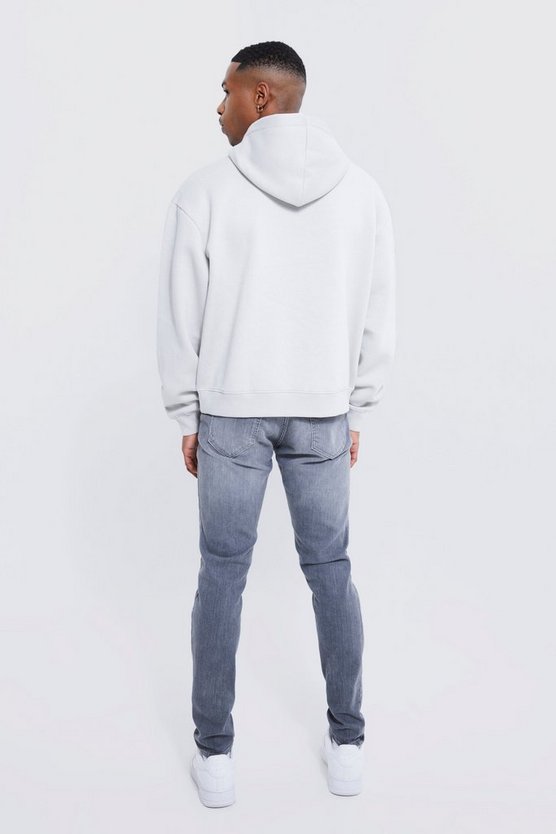 Kastiger Oversize Basic Hoodie