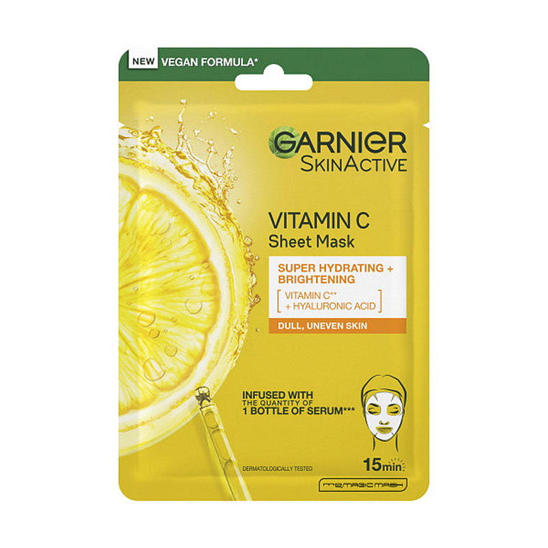 Garnier Ansiktsmaske Skin active vitamin C Garnier