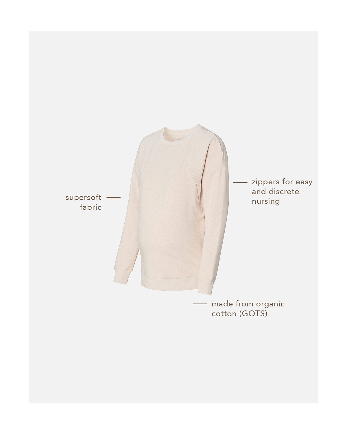 Still-Pullover Lesy Umstandspullover