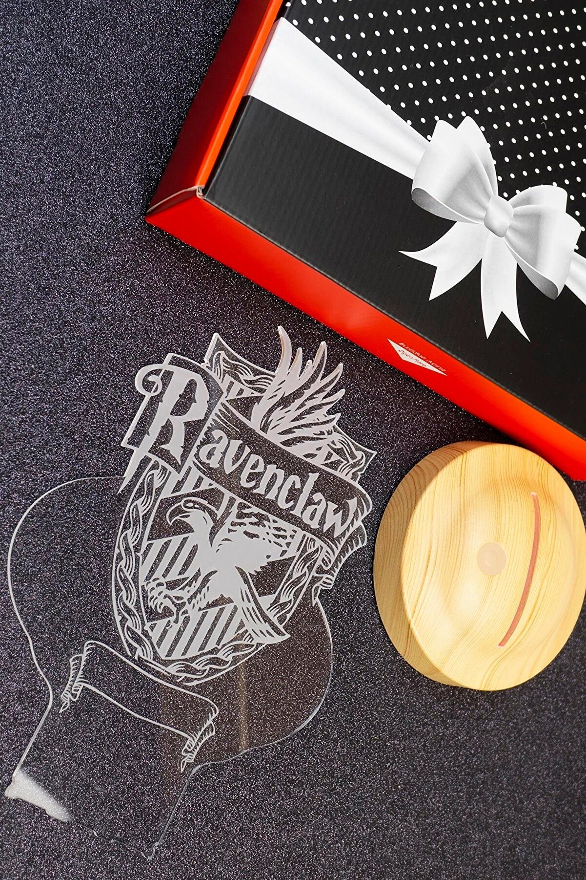 Geschenkelampe LED Nachttischlampe Ravenclaw Hogwarts Harry Potter LED-Nachtlicht Geschenke Lampe, LED fest integriert, 6 Farben