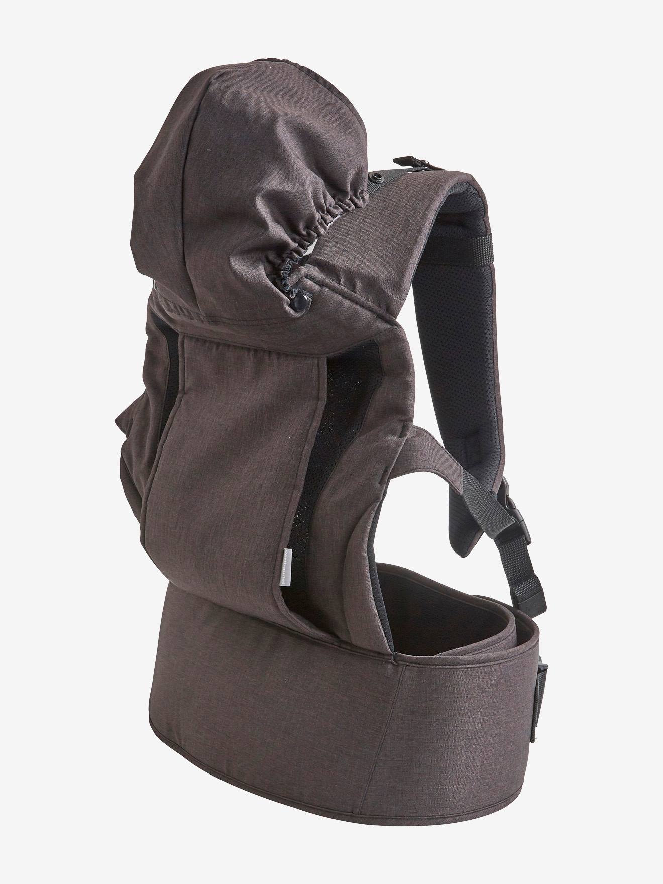 Porte-bébé physiologique vertbaudet gris anthracite