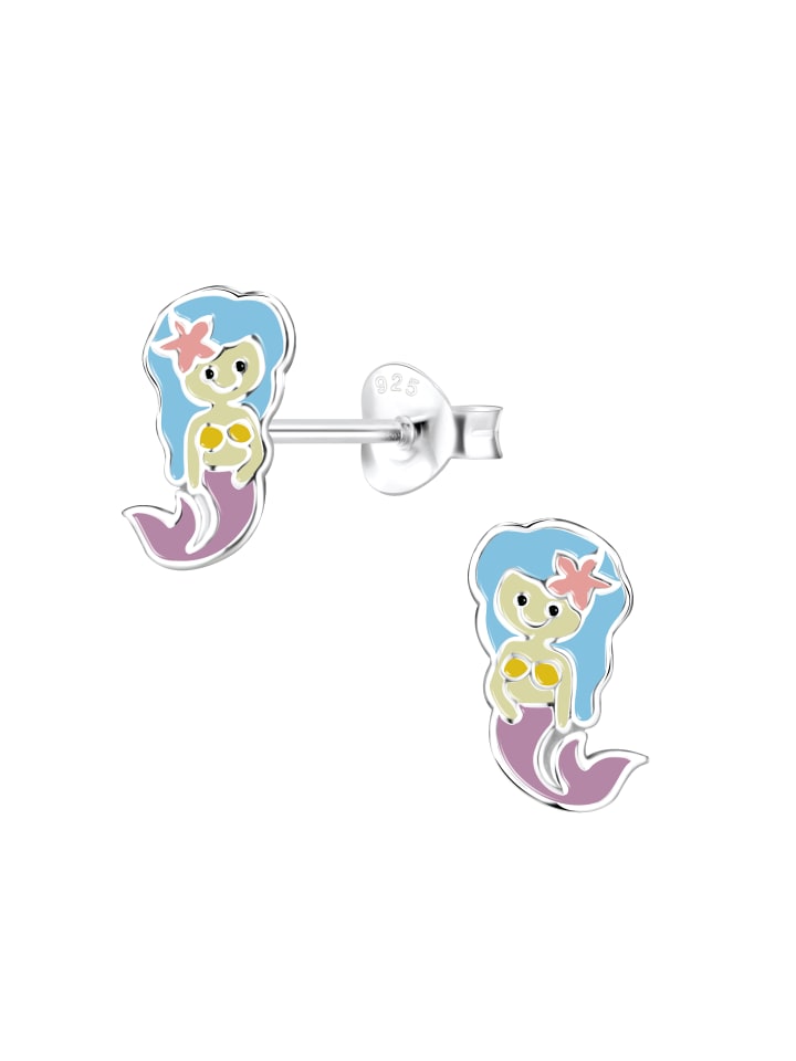 Alexander York Kinderschmuck OHRSTECKER-SET Meerjungfrau Flosse in 925 Sterling Silber, 2-tlg. günstig kaufen onesize